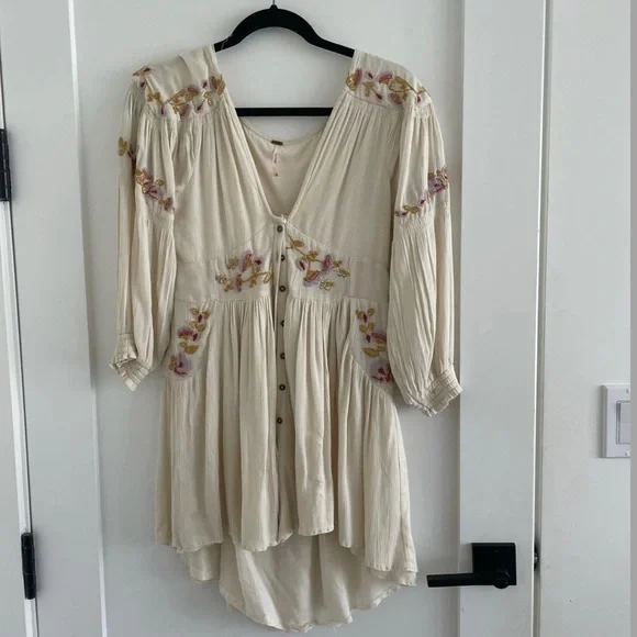 in this groove mini slip dress in tofu free people Free People - Women's Neutrals Mini Dresses - In This Groove Mini Slip Dress
